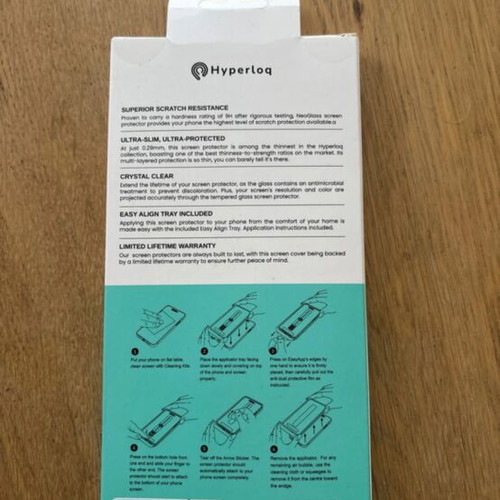 Hyperloq screen protector for Samsung S24 Ultra new