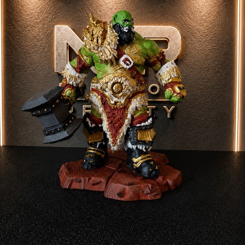 Orc World of Warcraft figure 25cm hand-painted