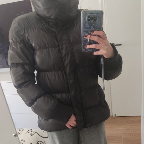 Sisley Benetton black down jacket used