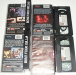 X-FILES 4 VHS video cassettes like new with subtitles