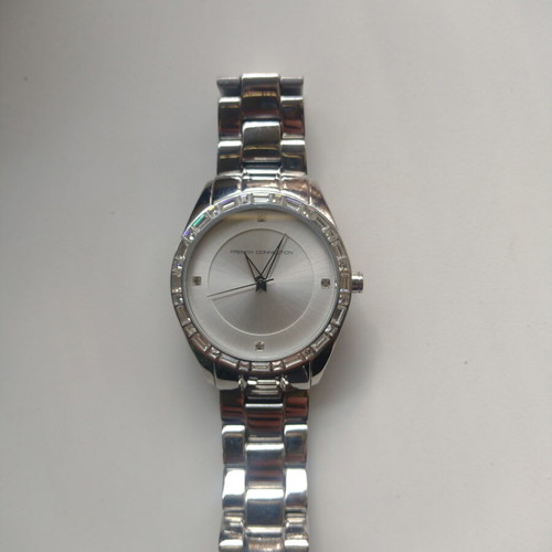 French Connection women's watch used, silver