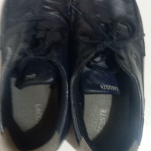 Lacoste sneakers used, leather, size 45, dark blue