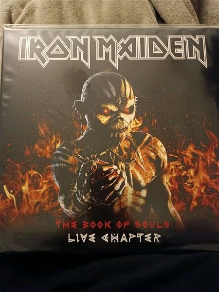  diskos viniliou 3 lp Iron Maiden the book of souls