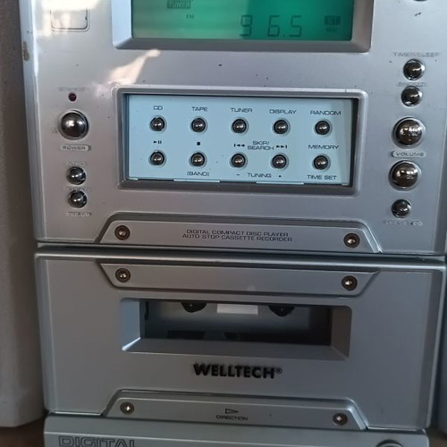 Weltech Mini Compact stereo used, collectible, fully functional