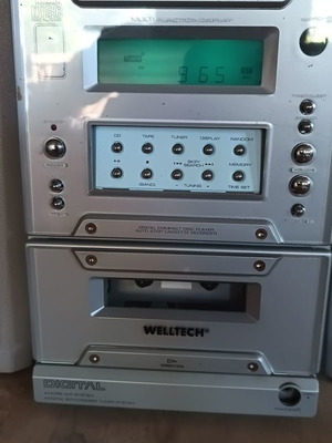 Weltech Mini Compact stereo used, collectible, fully functional