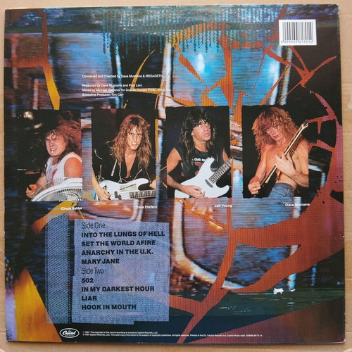 Megadeth So Far, So Good...So What! LP metal, near mint
