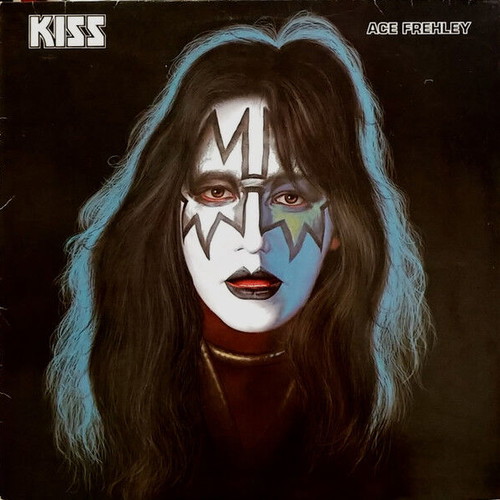 Ace Frehley Kiss vinyl record used, metal