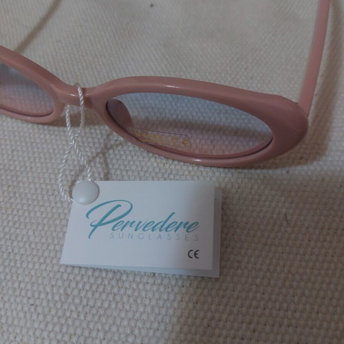 Pervedere sunglasses new, pink nude color