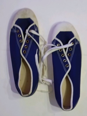 Sportex athletic shoe new, blue, size 43, 60s-70s vintage