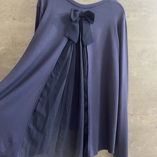 Lapin House girls' blouse like new for 11-12 years old blue