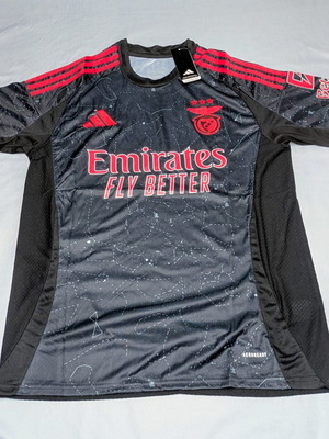 Benfica away jersey season 24/25, size Large, new official replica
