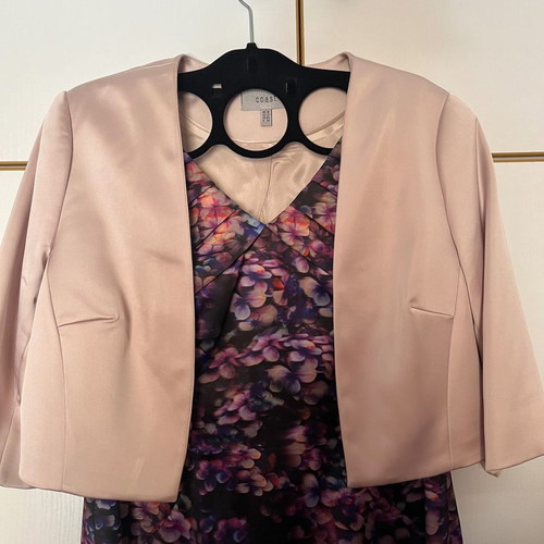 Coast jacket used, size 16, pink