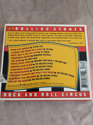 The Rolling Stones Rock and Roll Circus CD like new, 19 tracks