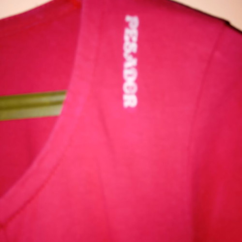 Pesador women's cotton blouse used, raspberry red, size M L