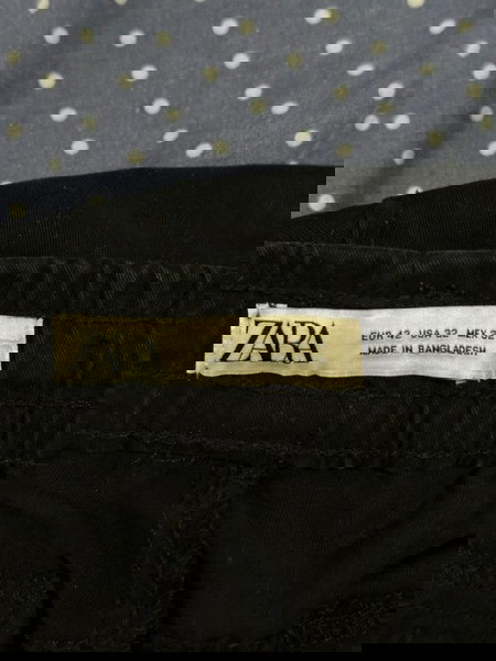 Cargo μαύρο παντελόνι Zara