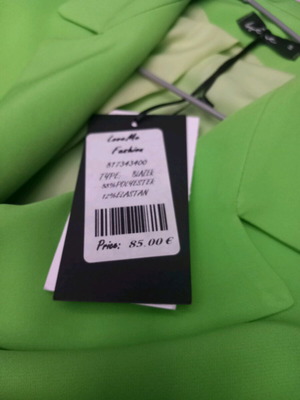 Short jacket new, size S, green
