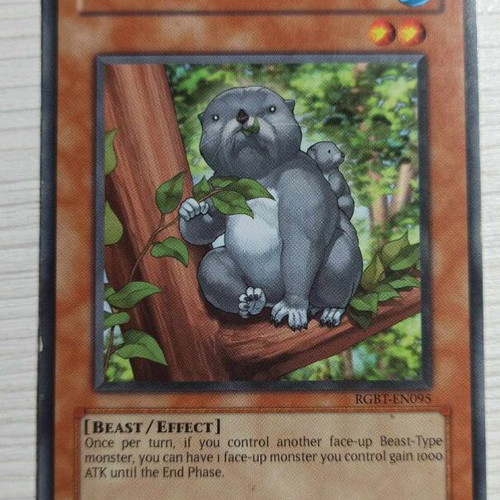 Tree Otter RGBT-EN095 used authentic Yugioh card