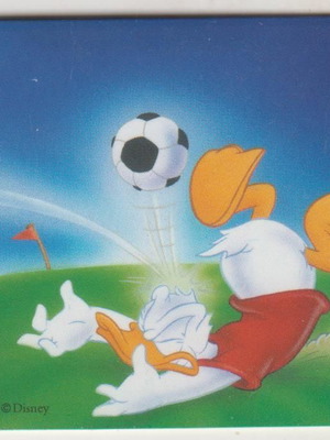 New Zealand Disney Donald Duck Soccer Phonecard, 11,850 print run