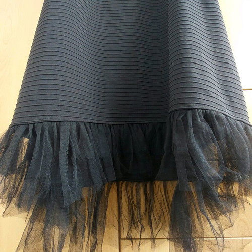 Midi dress Ratt by Rita Attala black textured elastic like new