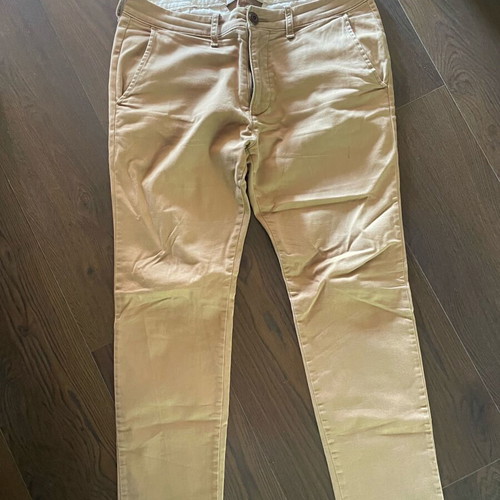 Hollister pants beige size 32 like new, men's