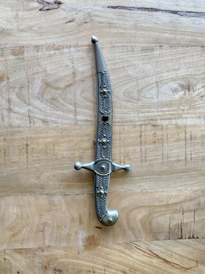 Qama Kindjal decorative knife from Caucasus, like new, 1990s vintage