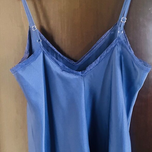 Molly Bracken Ladies Woven Camisole new, cobalt blue, size large