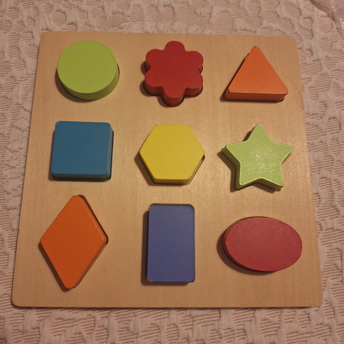 Wooden Shape Puzzle used