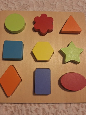 Wooden Shape Puzzle used