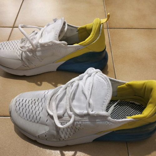 Athletic shoes used, size 41, white