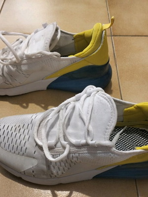 Athletic shoes used, size 41, white