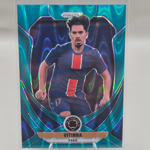 Vitinha 2025 Panini Prizm FIFA Club World Cup Teal Seismic Prizm #36/49