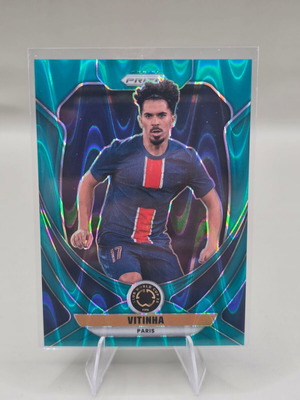 Vitinha 2025 Panini Prizm FIFA Club World Cup Teal Seismic Prizm #36/49