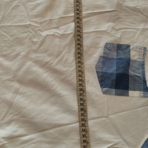 T-shirt like new, size 3XL, white and blue
