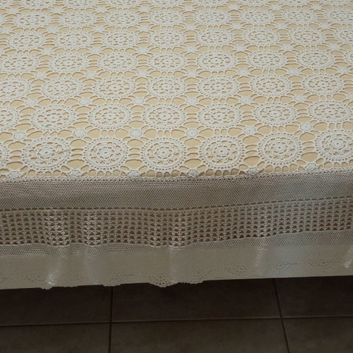 Handmade blanket used 2.55x2.15 crochet