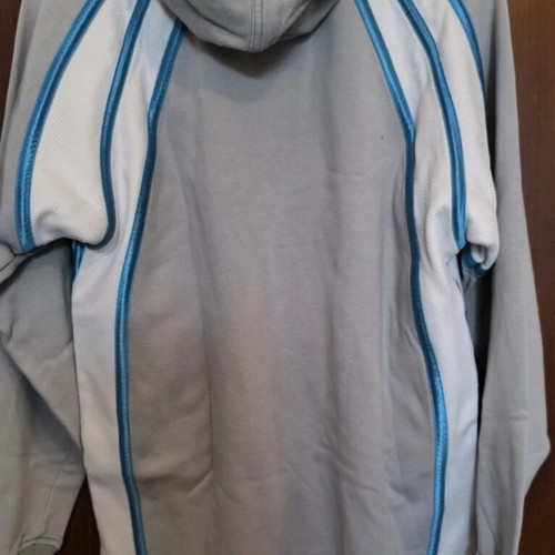 Adidas Basketball vintage hoodie used, grey and blue