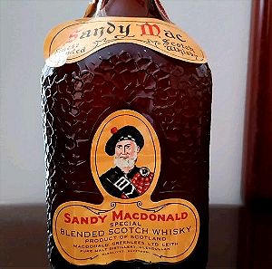 Συλλεκτικό ουίσκι sandy mac εμφιαλωμένο το 1960