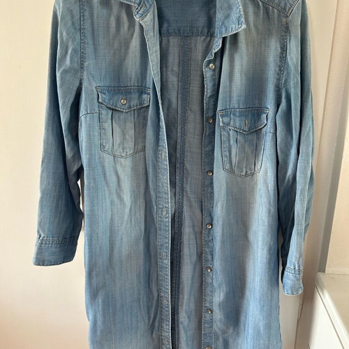 Denim long shirt H&M like new, size M