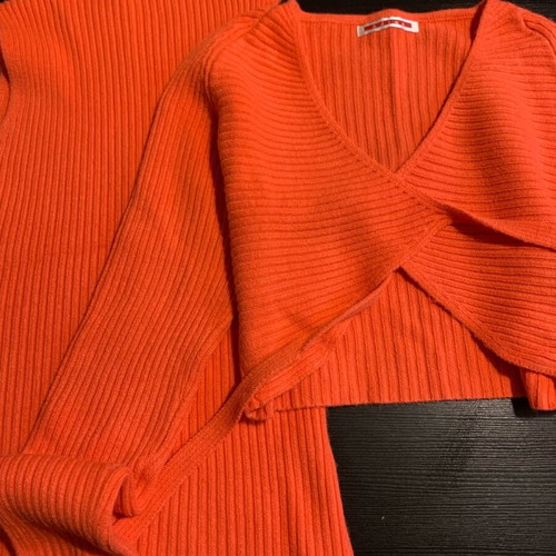 Adina jacket set with t-shirt size S/M like new, orange