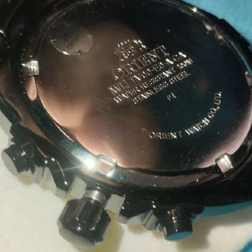 Orient Enterprise Diver Sports Tactical Chronograph watch, Gunmetal