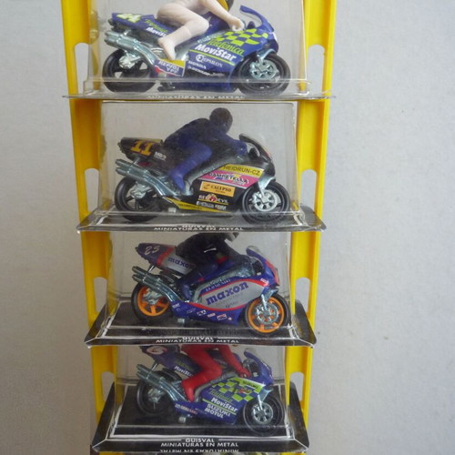 Guisval street motorcycles pack of 6 mini 1:22 scale
