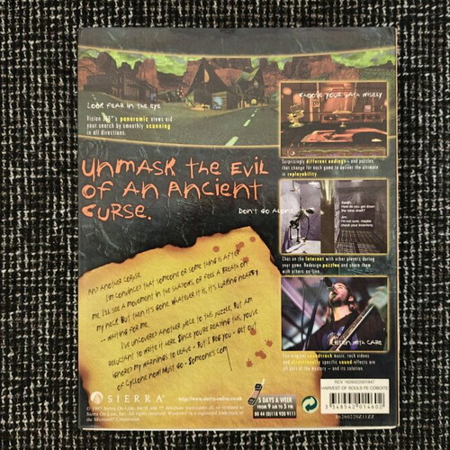 Shivers 2 Harvest Of Souls PC Game σαν καινούργιο, adventure
