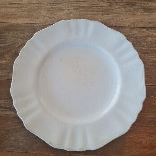 J&G Meakin Celeste Porcelain Plate 1950s Used, Diameter 23 cm