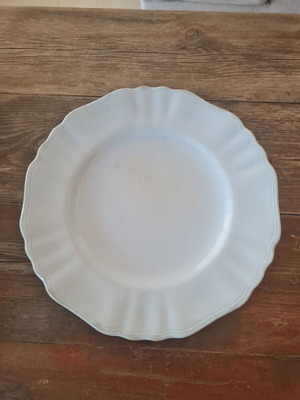 J&G Meakin Celeste Porcelain Plate 1950s Used, Diameter 23 cm