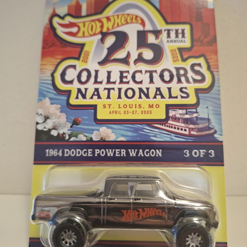 Hot Wheels 25th Collectors Nationals 1964 Dodge Power Wagon new