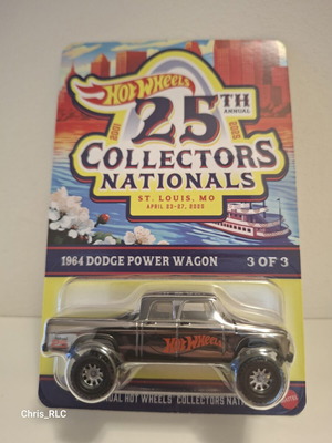 Hot Wheels 25th Collectors Nationals 1964 Dodge Power Wagon new