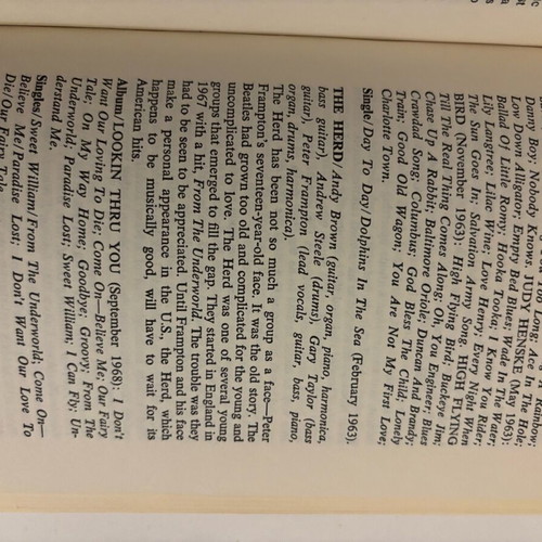 Rock Encyclopedia used English language book