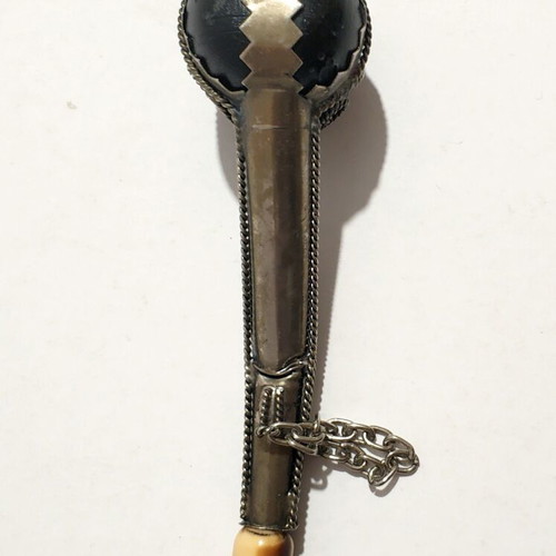 Decorative handmade pipe like new with intricate design