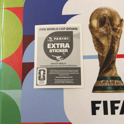 Luka Modrić Panini Extra Sticker Base Limited Edition Mint