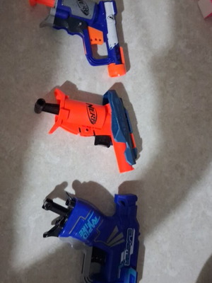 Nerf όπλα καινούργια, σετ 3 όπλων με 40 σφαίρες