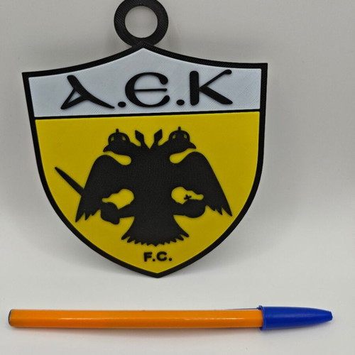 Handmade decorative emblem AEK FC new